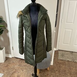 TOMMY HILFIGER GREEN COAT